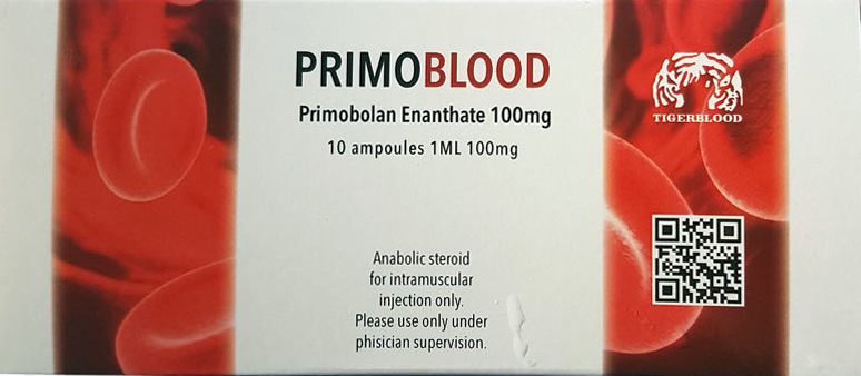Primoblood (metholone enanthate) 10 ampoules each 1ml