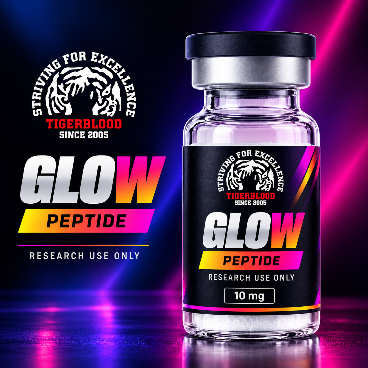 GLOW vial